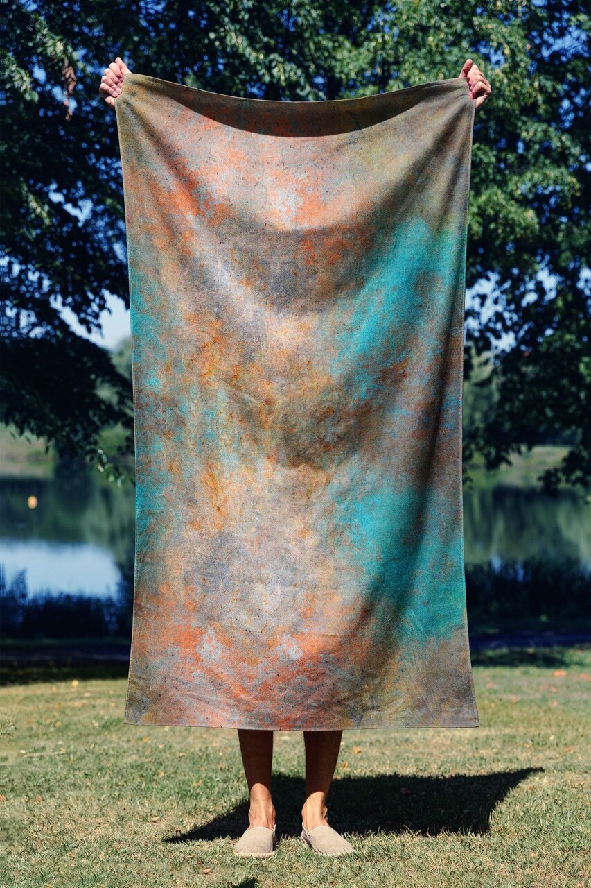 Prosop de plaja, L'essentiel Maison, Pasa Da Rust 70, 70x130 cm, Multicolor - imagine 6